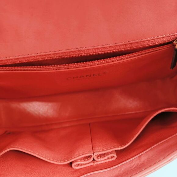 Chanel Women Cc Filigree Small Flap Caviar Leather Crossbody Bag Pink - Picture 9 of 9